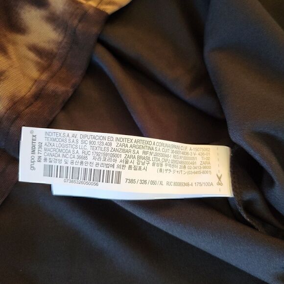 New Mini Zara Zip Back Lined Sexy V Neck Longsleeve Dress NWT - Picture 3 of 6